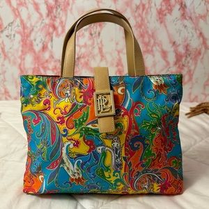 Ralph Lauren Paisley Purse